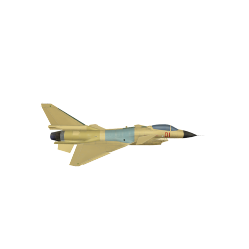 Plane J10 3D model preview
