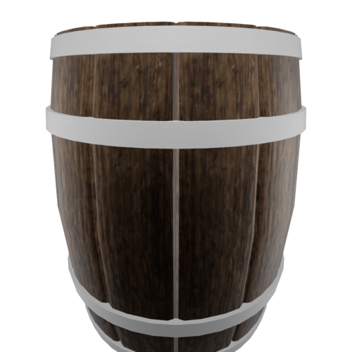 Beer Barrel 3D model preview
