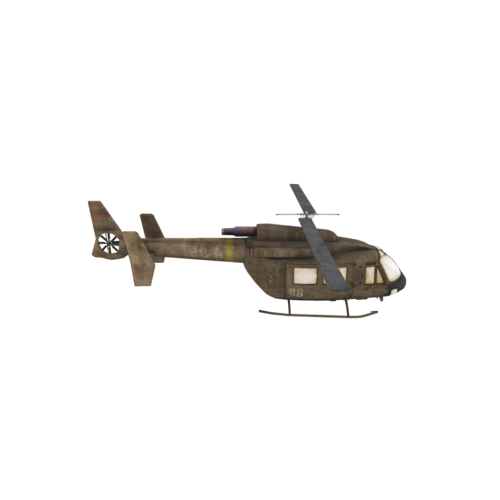 Official Helicopter 3D model preview