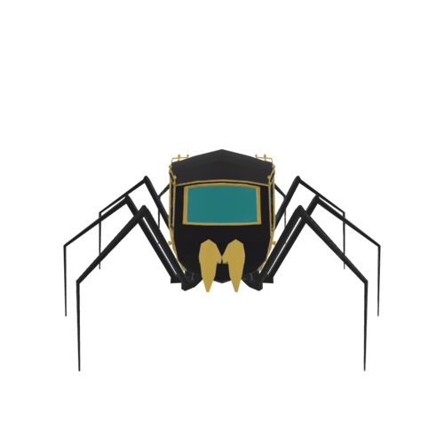 Evil Step Sister's Carriage 3D model preview