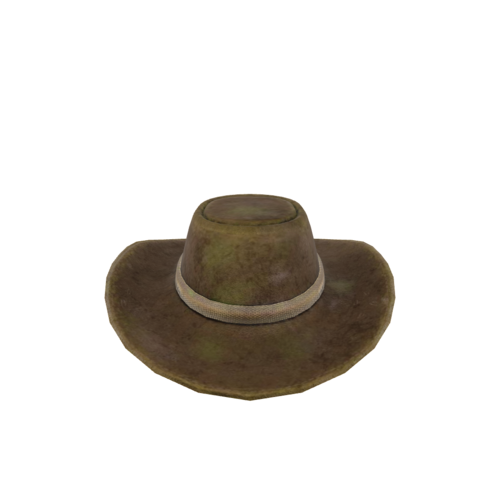 Burning Man Hat 3D model preview