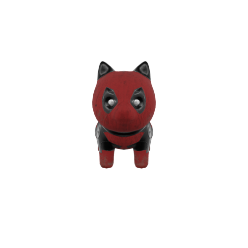 Deadpool Shiba 3D model preview