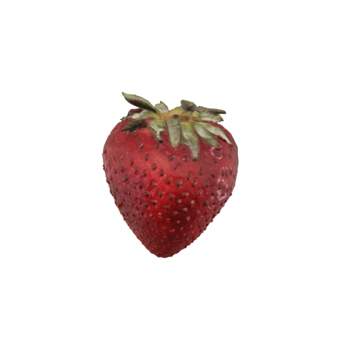 British Strawberry 3D model preview