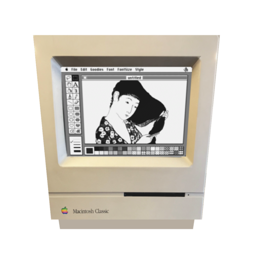 Apple Macintosh Classic 3D model preview