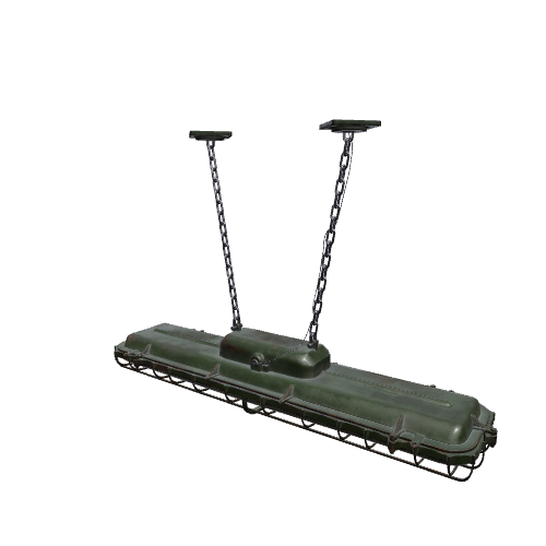 Caged Hanging Light 3D model preview